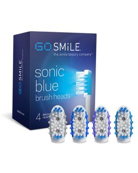 GO SMILE Sonic Blue Replacement Toothbrush Heads