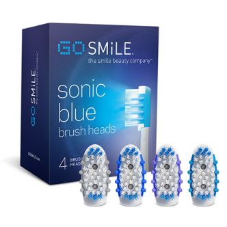GO SMILE Sonic Blue Replacement Toothbrush Heads