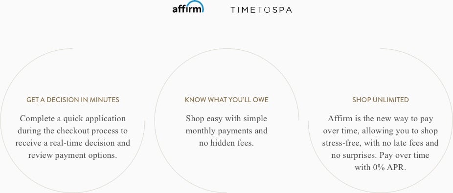 Affirm | TIMETOSPA