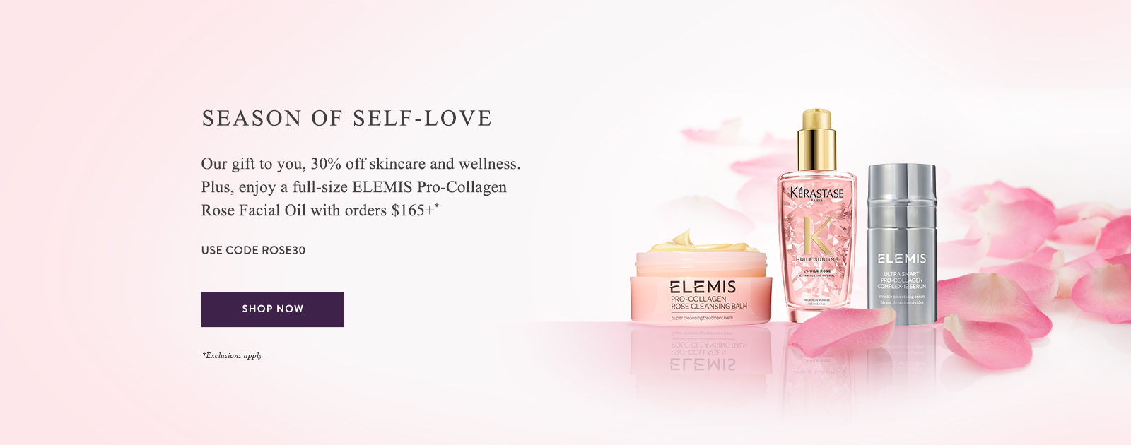 Save 30% Sitewide + Free ELEMIS Gift